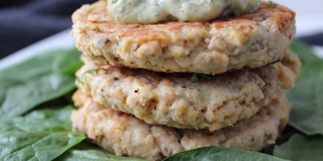 Salmon Cakes with Avocado Mayo