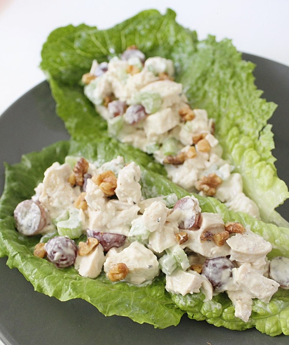 Chicken Salad Lettuce Wraps