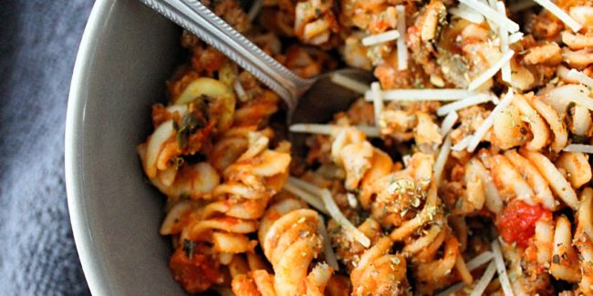 One-Pan Veggie Spaghetti