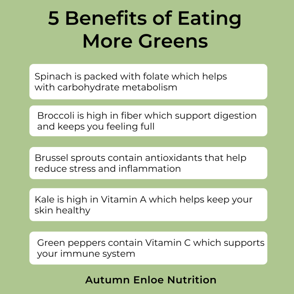 5 Benefits of Eating More Greens