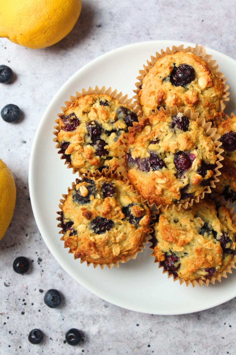 Healthy Lemon Blueberry Muffins Autumn Enloe Nutrition